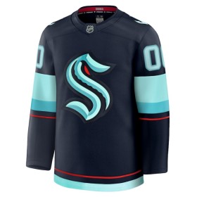 Dresovi Seattle Kraken 2024-25 Fanatics Premium Custom Domaći Navy - Muške